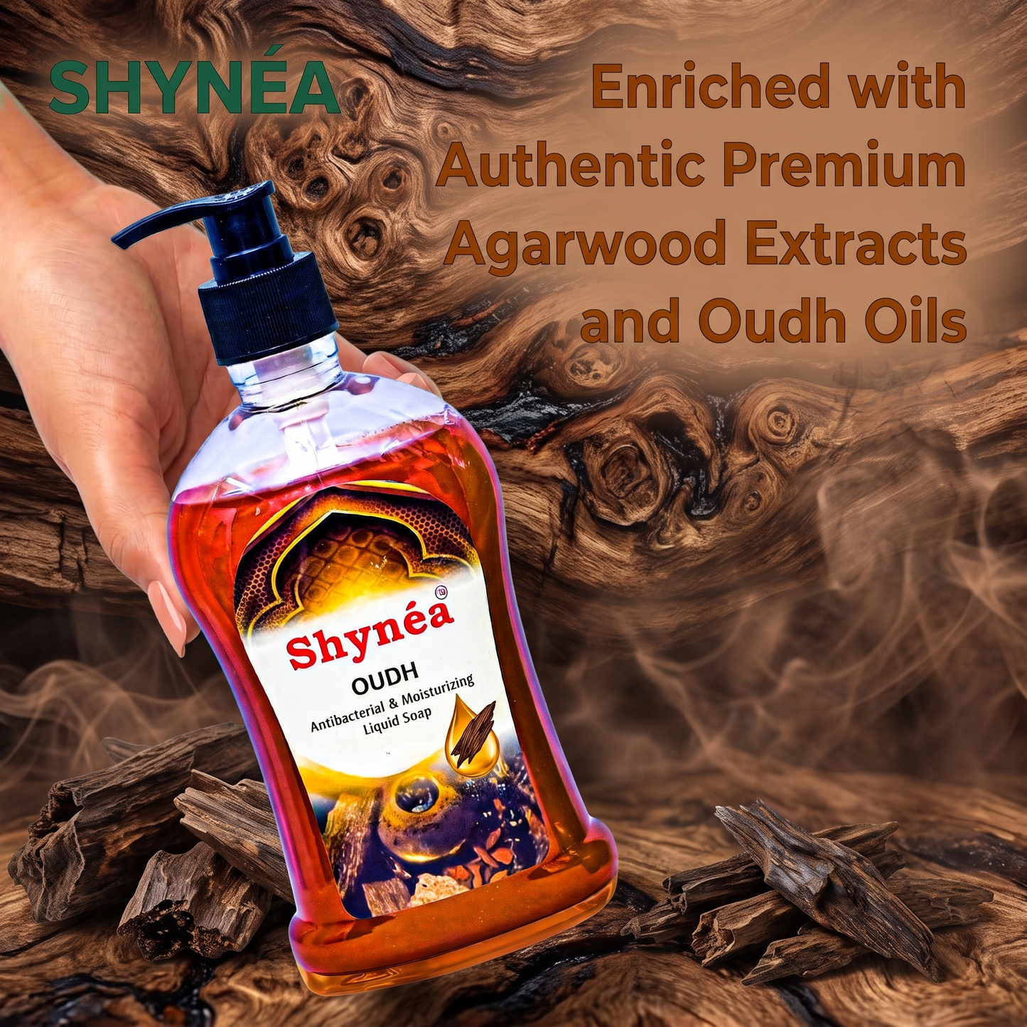 Shynéa Antibacterial Liquid Handwash (Oudh)