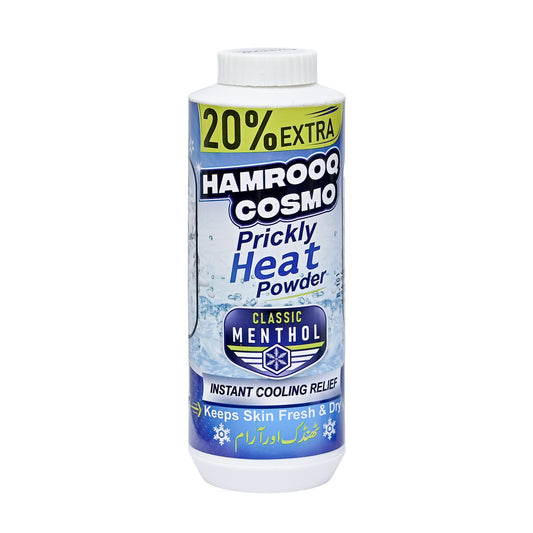 Hamrooq Cosmo Prickly Heat Powder – Classic Menthol