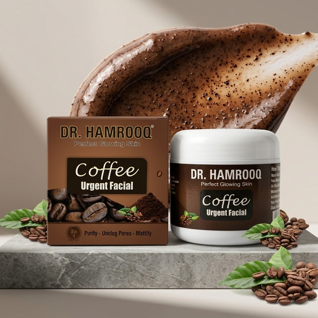 Dr. Hamrooq Coffee Urgent Facial